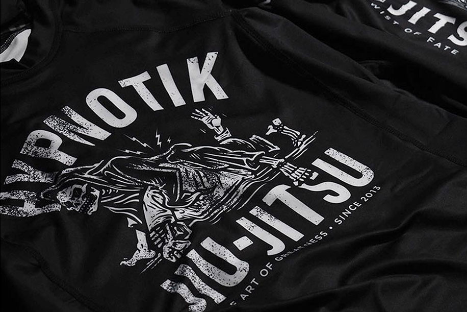 Black Hypnotik Jui-Jitsu graphic tee