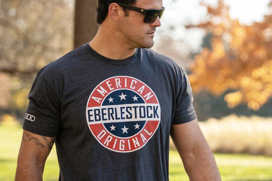 Man in American Original Eberlestock shirt