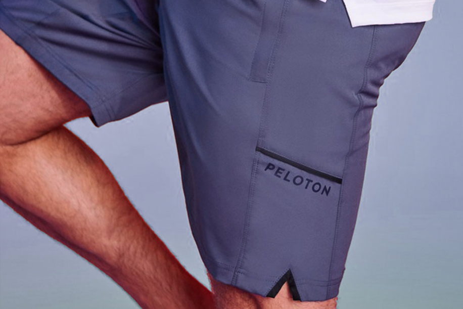 Man in Peloton shorts