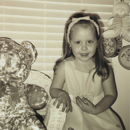 Jennifer Sweatman as a kid